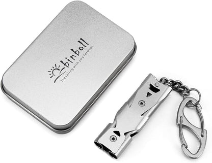 Whistle Emergency Whistles Keychain Rape Whistle Stainless Steel High Decibel Whistles … …