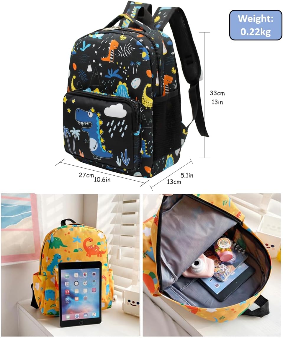 POWOFUN13 inch Kids Toddler Preschool Travel Backpack Cute Cartoon Backpack For Girls Boys Baby