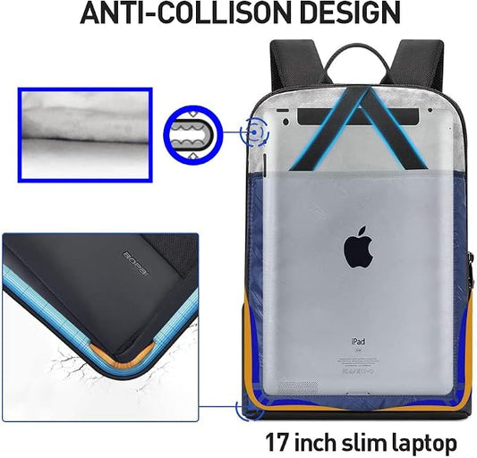 BOPAI 17 inch Super Slim Laptop Backpack Men&Women Anti Theft Backpack - Image 2