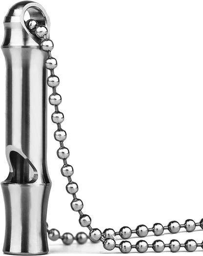 Emergency Whistle,Titanium Whistle EDC Safety Whistle for Outdoor Camping,Loud Survival Whistles Loud up to 120db