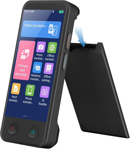 iTour D-Lite Dual Screen Language Translator Device, 2025 Real-Time Voice Translation Interpreter Hub 139 Languages, Group Chat & Photo & PhoneTranslation, Instant Pocket AI Translator Device