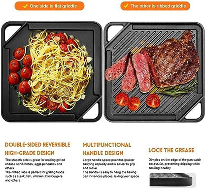 GGC Cast Iron Reversible Griddle