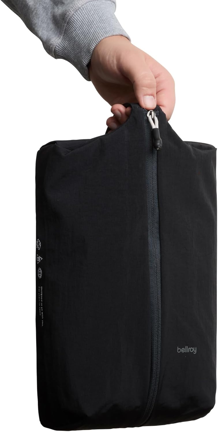 Bellroy Lite Packing Caddy 8L (Travel Organizer Packing Cube, Zip-up Storage Solution for Travel Near or far) - Black