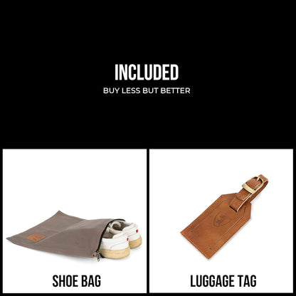 Berliner Bags Vintage Genuine Leather Duffle Bag Austin M for Travel or the Gym, Weekender Bag, Overnight Bag for Men and Women - Brown