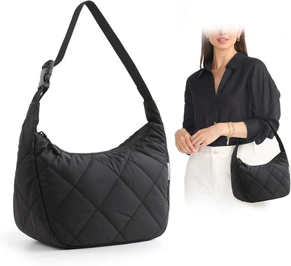 Insulated Lunch Bag for Women, Quilted Reusable Lunch Box by BBCREATFASHION