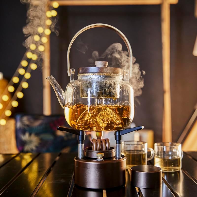 200ML Portable Backpacking Camping Stove with Windshield - Outdoor Alcohol Burning Jet Burner Set for Hiking, Trekking, Fishing, Hunting & Emergency Use