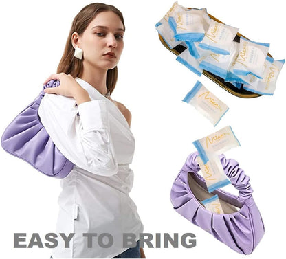 Premium Extra Large and Thick (23.6" X 11.8") Pure Cotton Disposable Washcloths, Portable Travel Towels Wash Cloth for Camping Hiking Backpacking or Traveling