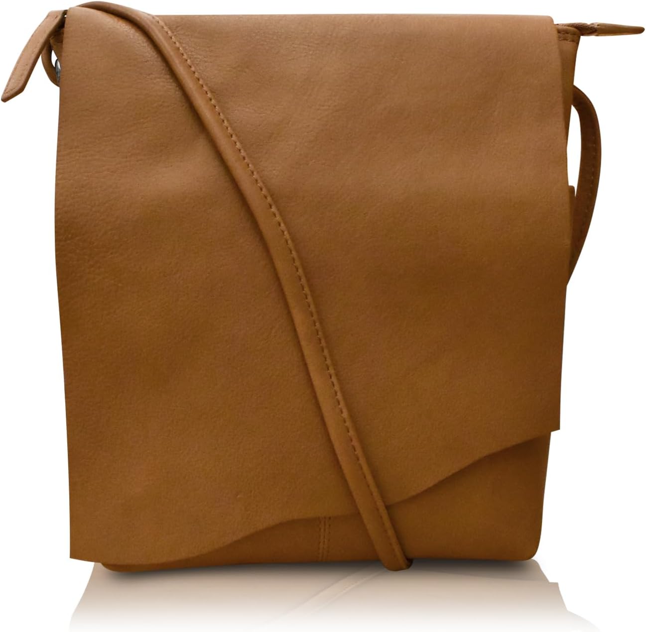 ili New York Leather Mini Sac Crossbody - Genuine Leather Crossbody Bags for Women with RFID Blocking, Adjustable Strap