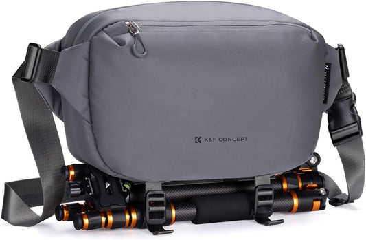 K&F Concept 2 in 1 Sling Bag Everyday Shoulder Bag & Multifunction Photography Crossbody Camera DSLR Backpack Portable Bag