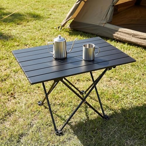 Folding Camping Table, Small Camping Table, Portable Aluminum Camp