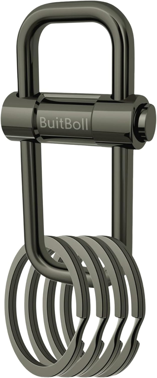 Key Chain, Heavy Duty Lock Key Ring Keychain Clip Key Holder Organizer for Home Car Keys Women Men