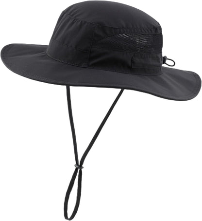 Connectyle Women's UPF 50+ Sun Hat UV Protection Wide Brim Bucket Hat Summer Beach Hats Fishing Hiking Outdoor Safari Hats