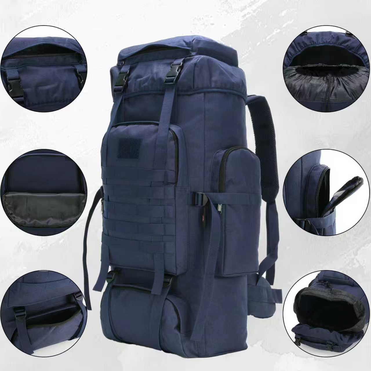 Hiking Backpack for Men 70L/100L Camping Backpack Military Rucksack Molle 3 Days Assault Pack for Climbing