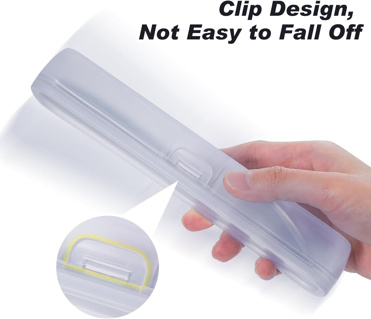 Travel Utensils with Case, 4-Piece Stainless Steel Portable Cutlery Set, Reinforced Case with Buckle Design, Lunch Box for Camping Work School, Include Fork Spoon Knife, Dishwasher Safe, Silver