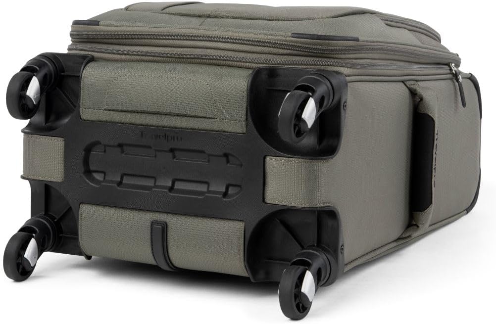Travelpro Maxlite 5 Softside Expandable Carry-On Luggage with Spinner Wheels, Lightweight, 21-Inch — Slate Green