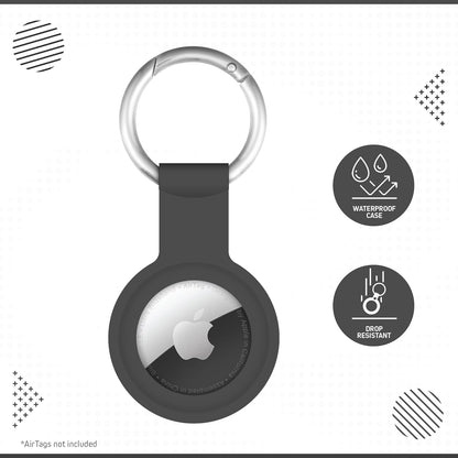 CHARGEWORX Air Tag Holder 4-Pack – Silicone Protective Keychain Holders for Apple Air Tags