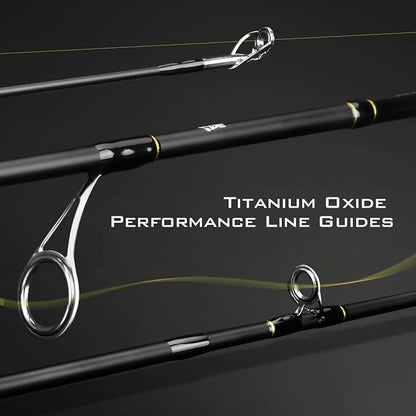 KastKing Valiant Eagle Passage Travel Fishing Rods, 4 & 6 Pc Pack Rods - Image 3