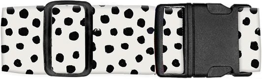Luggage Straps for Suitcases Travel Belt Accessories, Cute Suitcase Strap, Adjustable Luggage Belt Strap, Heavy Duty with Quick-Release Buckle Luggage Strap Cute Polka Dots