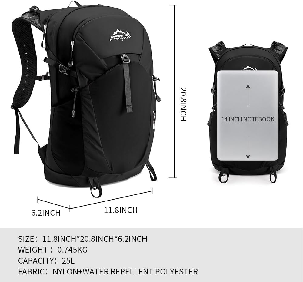 Hiking Hydration Backpack with 3l Water Bladder for Women and Men 25L Water Backpack for Hiking, Cycling, Climbing, Camping