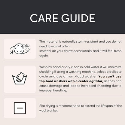 100% Wool Blanket, 62" x 86", Warm, Thick, Washable, Military Wool Blanket, Great for Camping, Outdoors, Sporting Events, Survival Kits