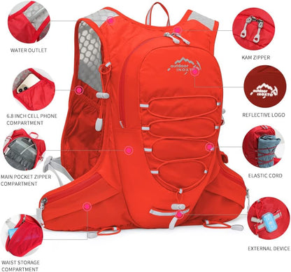 Running Hydration Vest for Men Women Water Backpack for Running 3L Running Hydration Pack for Trail Running Marathon Race Hiking