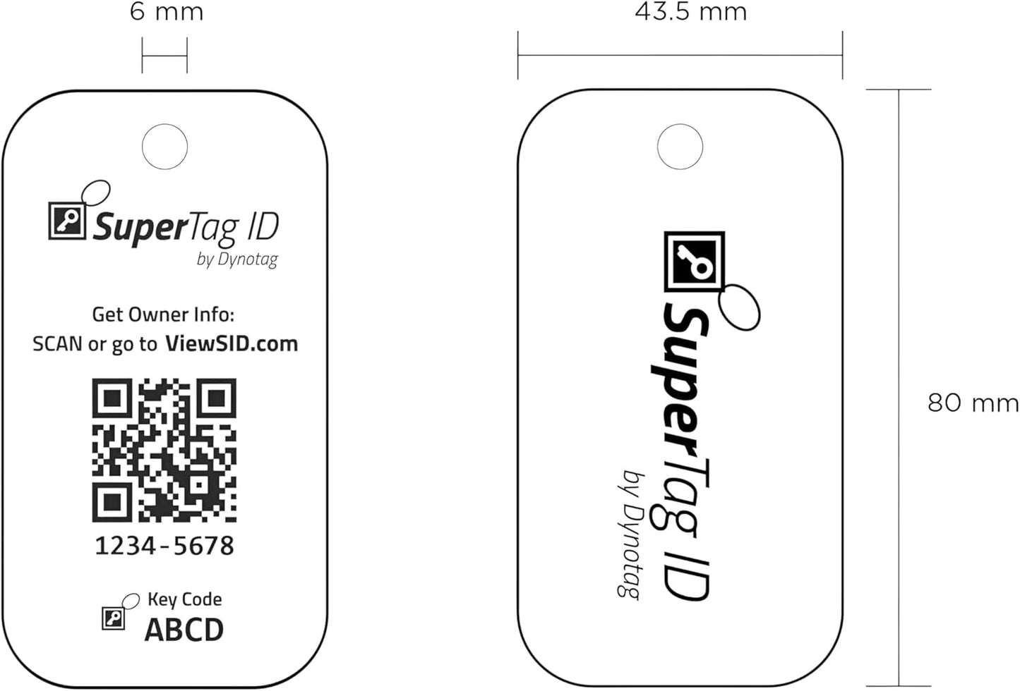 Dynotag® Sentry Series Solid Metal Web Enabled Smart Luggage Tag ID + Steel Loop, Anodized Aluminum with DynoIQ™ & Lifetime Recovery Service (Frost Gold)