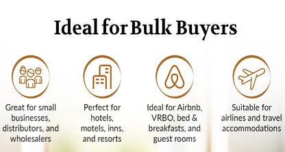 Hotel Shampoo Bulk 1.Oz Each Individually Wrapped Travel Size Shampoo 200 PCS Per Case Leak-proof Hotel Toiletries Bulk