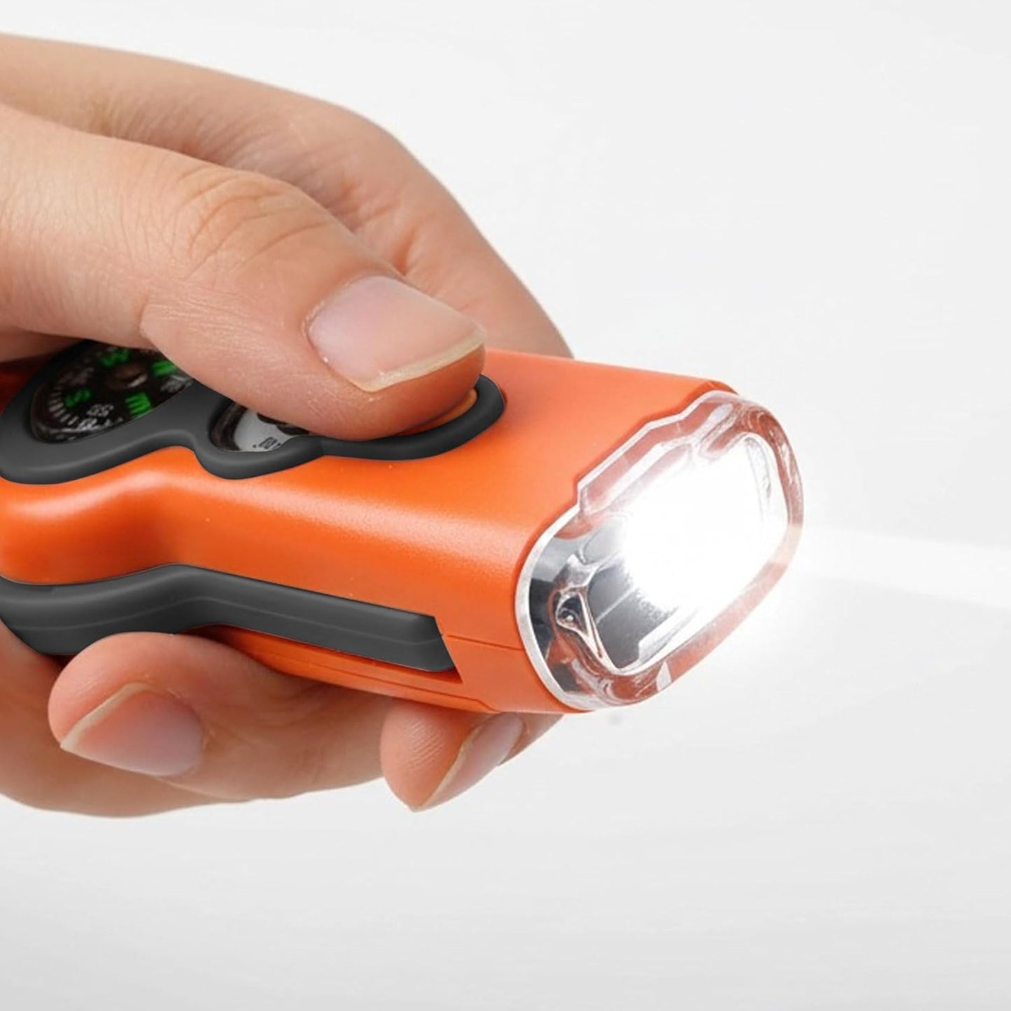 Emergency Survival Function Whistle, Outdoor Multifunctional Tool Safety Whistle with Lanyard, Ideal for Kayaking, Boating, Hiking, Camping, Climbing, Hunting, Fishing, Rescue Signaling