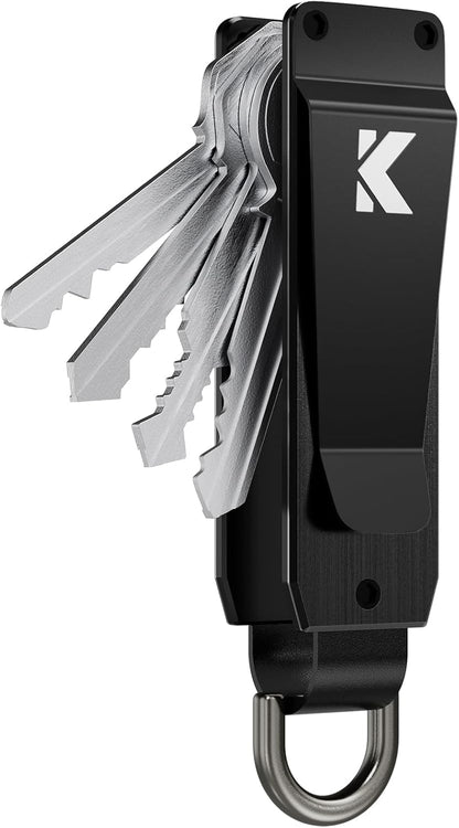 Key Organizer for Men Compact Key Holder Minimalist Key Case Metal Key Chain Key Holder for Keychain Secures 2-5 Keys