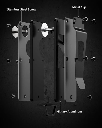 Key Organizer Compact Key Holder Metal Key Chain Minimalist key case key holder for keychain Secures 1-5 Keys