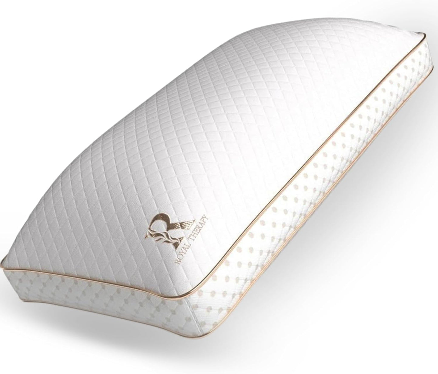 Royal Therapy Queen Memory Foam Pillow, Adjustable Shredded Odor-Free Pillow for Neck & Shoulder Pain Relief, Support for Back, Stomach, Side Sleepers, AirFlowPRO