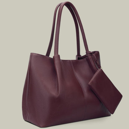 KKXIU Tote Bag for Women Vegan Leather Shoulder Purse Large Capacity Travel Bag