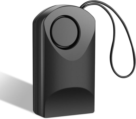 120db Touch Sensor, Door Handle Alarm, Anti Theft Vibration Triggered Portable Door Security Alarm for Doors for Kids, Toddler, Elderly, Hotel, Travel, Bedroom, Ghost
