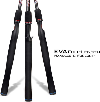 KastKing Brutus Spinning Rods & Casting Fishing Rods, Brute Tuff Composite Graphite & Glass Blanks, Stainless Steel Line Guides w/Zirconium Oxide Rings Tip Top, Chartreuse Strike Tip