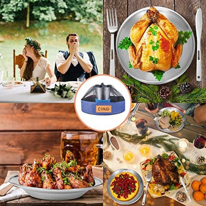 Outdoor Camping Mess Kit - 1 to 2 persons Camping Dishes Includes Cups, Bowls, Dishes, Knives, Forks, Spoons, Etc, Camping Dinnerware Set with Mesh Bag is Easy to Carry Camping Tableware Set