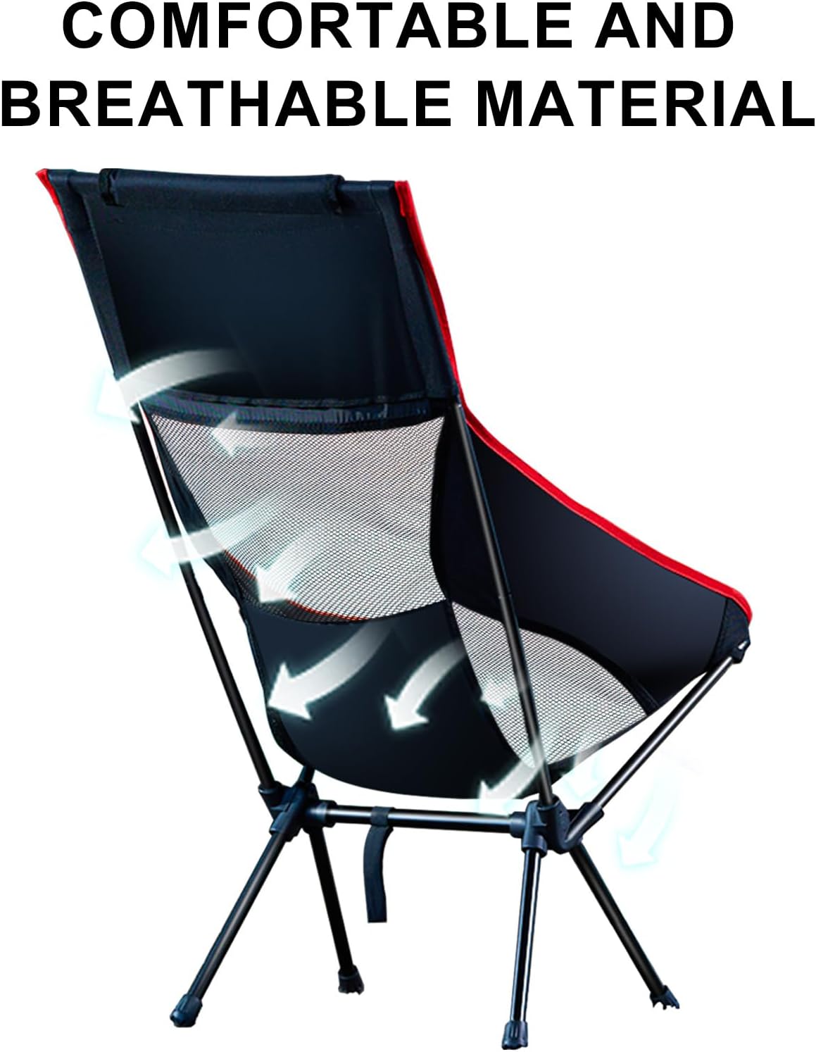 Camping Chairs Portable, Foldable Chair Lightweight, Backpacking Chair for Adults, Folding Chairs for Outside Camp (Large)