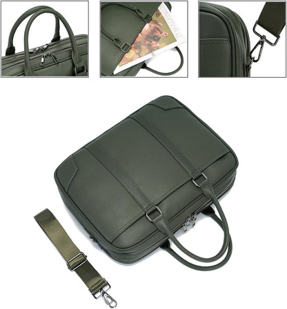 Accordian File Organizer with Handle,briefcase,15.6 in Laptop Bag Portable Document Organizer Handbags Back packs