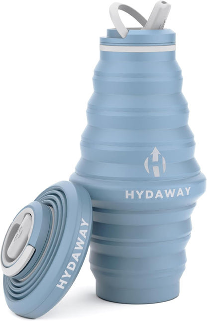 HYDAWAY 25oz Collapsible Water Bottle - BPA-Free, Leakproof, Lightweight, and Space-Saving - Perfect for Hiking, Travel, and All-Day Hydration