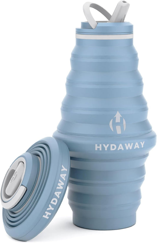 HYDAWAY 25oz Collapsible Water Bottle - BPA-Free, Leakproof, Lightweight, and Space-Saving - Perfect for Hiking, Travel, and All-Day Hydration