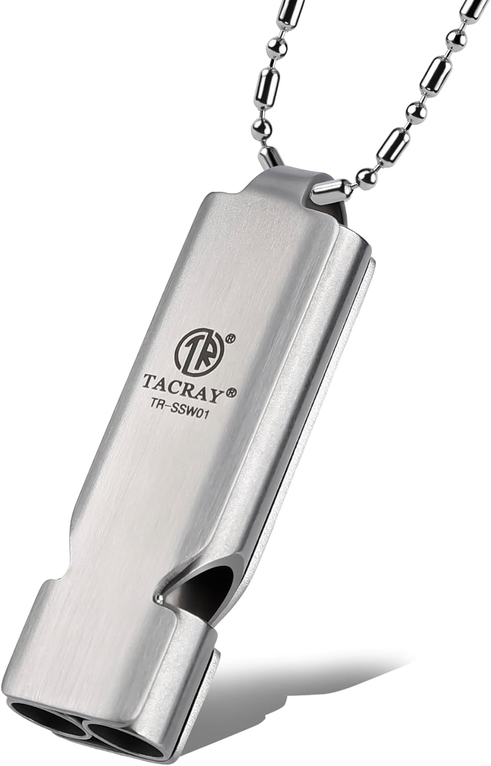 TACRAY Emergency Whistles Lifeguard Safety Whistle with Neck Chain and Keychain for Outdoor Camping Hiking