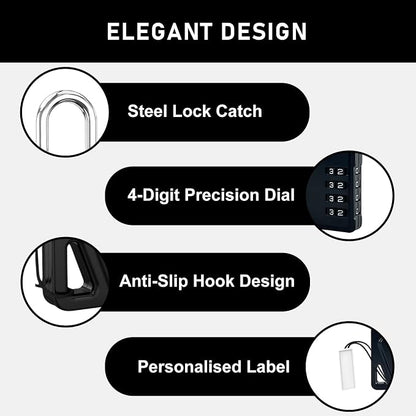 LAFENLIN 4 Pack Combination Locks, Locker Locks - Image 7