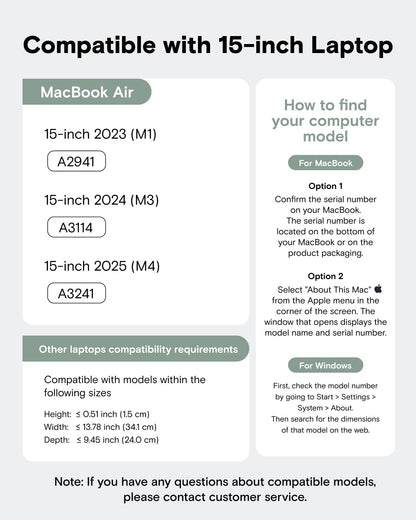 MOFT Laptop Carry Sleeve, 2-in-1 Laptop Bag & Stand for 15" MacBook Air & Dell/HP/Lenovo/Asus, Stylish Slim Computer Sleeve Bag with Expandable Storage for Computer Accessories, Misty Cove