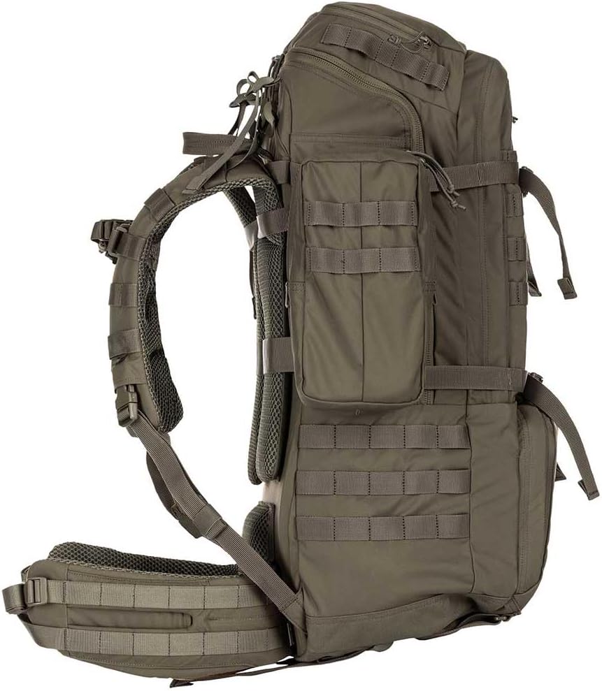 5.11 Tactical Unisex Rush 100 Backpack, 60L Storage Capacity, Convertible, Style 56555ABR