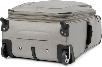 Travelpro Maxlite 5 Softside Expandable Upright 2 Wheel Carry on Luggage, Lightweight Suitcase, Men and Women, Champagne, Carry On 22-Inch