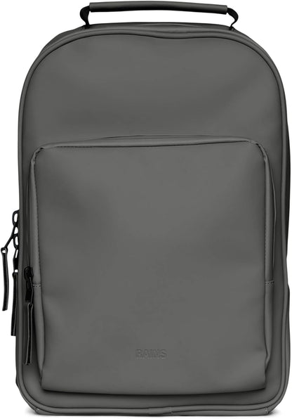 RAINS Regular Book Daypack, Backpack, Laptop Bag, Waterproof, 2 Year Warranty, Black