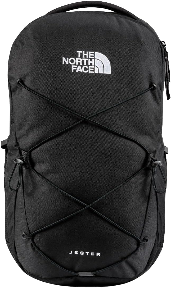THE NORTH FACE Jester Everyday Laptop Backpack | Commuter Daypack with Water Repellent Finish, 16" Laptop Sleeve, Huge Main Compartment, TNF Black-NPF, One Size