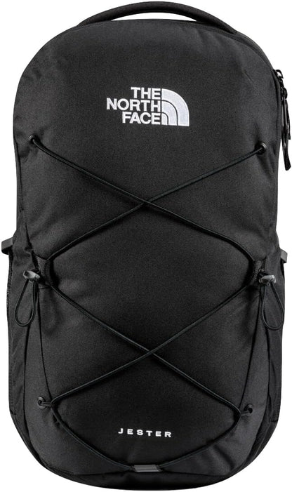 THE NORTH FACE Jester Everyday Laptop Backpack | Commuter Daypack with Water Repellent Finish, 16" Laptop Sleeve, Huge Main Compartment, TNF Black-NPF, One Size