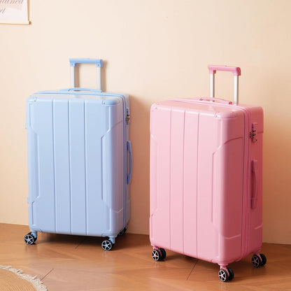 Merax 24 Inch Expandable Checked Luggage, Hardshell ABS Medium Suitcase with Spinner Wheels, TSA Lock, Lightweight Travel Suitcase for Long Trips and Vacations