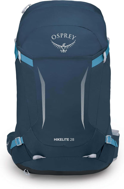 Osprey Hikelite 28L Unisex Hiking Backpack, Atlas Blue, S/M