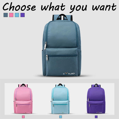 OMOUBOI Casual Daypacks Superbreak Backpack 14 inch Laptop Backpack for Women & Men Fits Tourism Business (Steelblue)